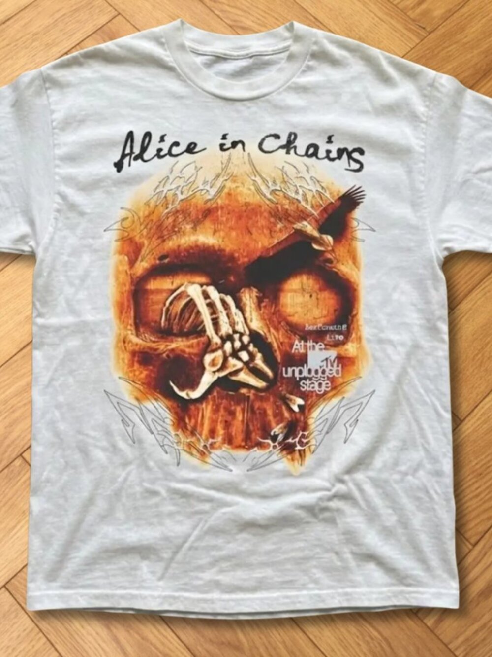 Alice In Chains MTV Unplugged Graphic Tee Grunge Aesthetic